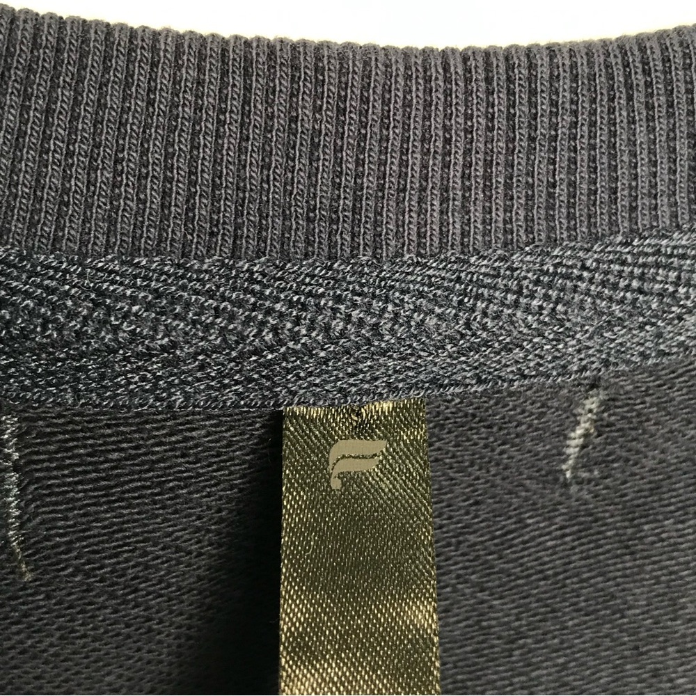 Fabletics Men's The Courtside Crew Neck L/S Sweatshirt Blue Size Large EUC - Picture 4 of 11